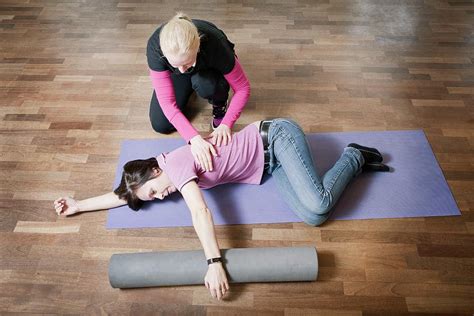 shoulder and back physiotherapy photograph by thomas fredberg