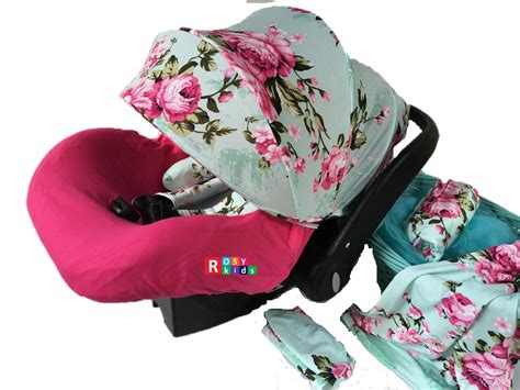 When you take the car seat out of your car with your child inside, sometimes you might want to cover up his seat from noise, weather, or simply outside distractions. 9pc Baby Boy Baby Girl Ultimate Set of Infant Car Seat Cover