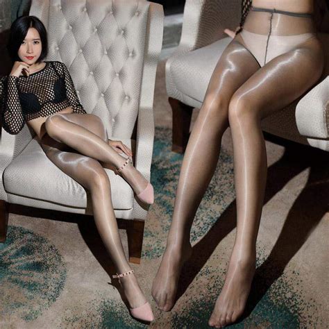 Womens Shiny Oil Pantyhose Stockings Tights Sexy Women Oil Shiny