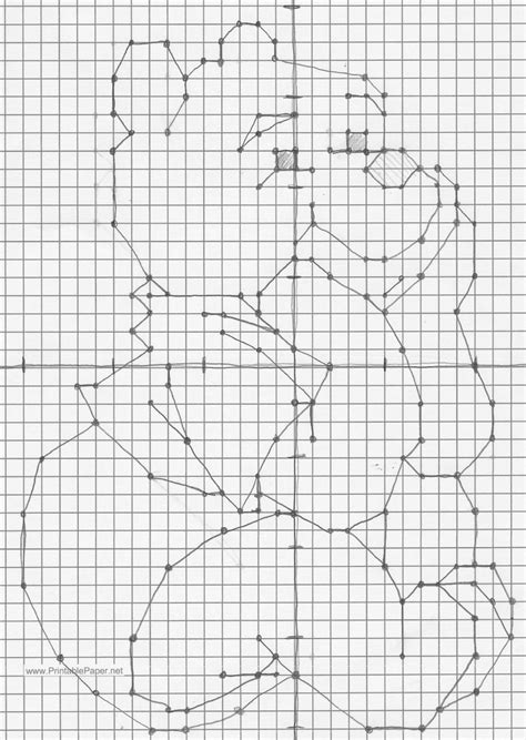 Math Winnie The Pooh Coordinate Plane Graph Printable
