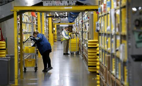 A look inside one of Amazon's warehouses in Virginia
