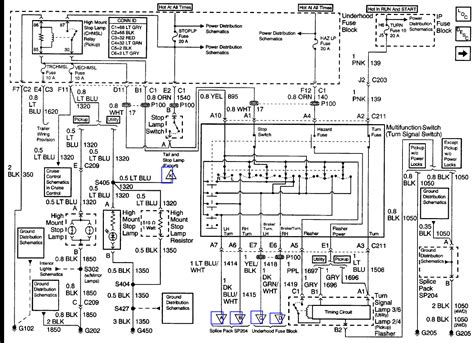 Chevy S10 Turn Signals Wire Diagram 1995 Diagram Board
