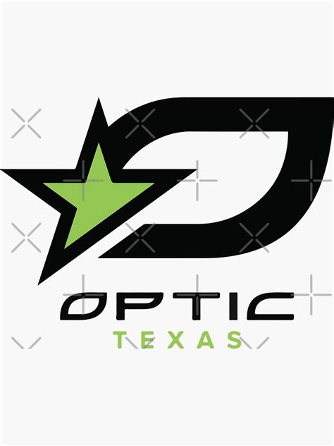Optic Texas Merch Sticker By Dibe55 Redbubble