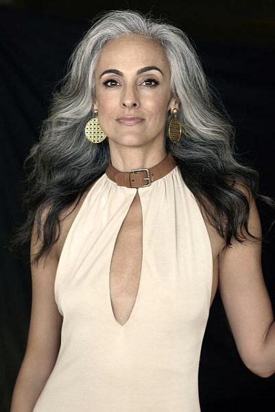35 Hairstyles For Women Over 60 Long Gray Hair Sophisticated