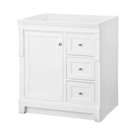 The left side is 4 wide, measuring from the edge of the sink; Bathroom Vanities 30 Inches Wide | online information