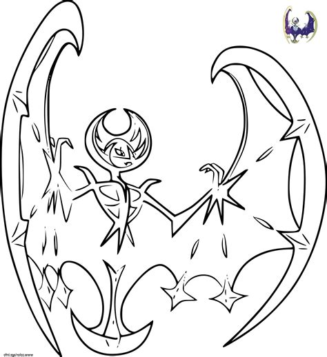 Tu peux télécharger notre livre de coloriage pokemon qui contient une sélection de 20 images inédites. pokemon lunala coloriage dessin #perteidentifiantpokemongo ...