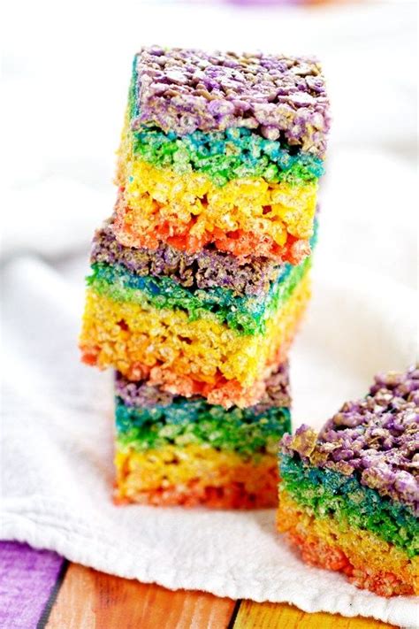 Rainbow Rice Krispie Treats The Gracious Wife Rice Krispie Treats