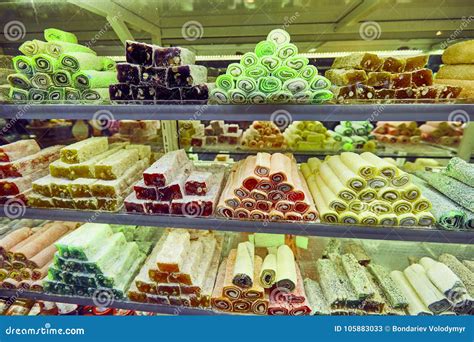 The Traditional Turkish Dessert Is Oriental Sweets Also Known As Stock Image Image Of