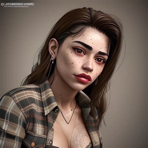 Masterpiece Portrait Realistic D Adult Hispanic Female Fit Arthub Ai