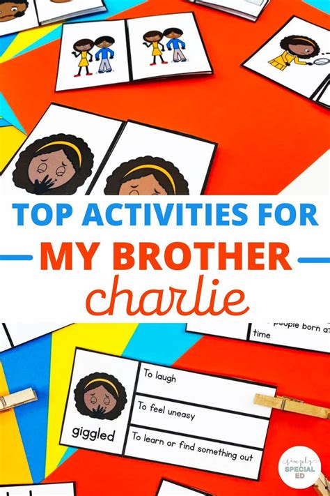 Are You Reading My Brother Charlie In Your Special Education Classroom