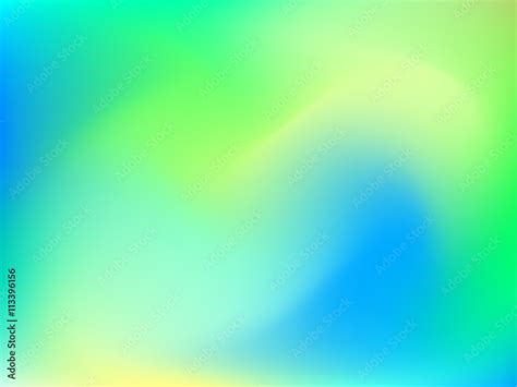 Abstract Blur Gradient Background With Trend Pastel Green Yellow And