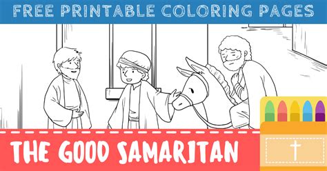Free Good Samaritan Coloring Pages for Kids (Printable PDFs) – ConnectUS
