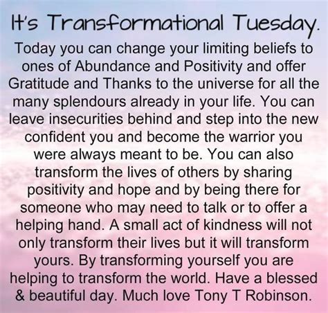Just Saying Sl Transformational Tuesday Tuesday Motivation