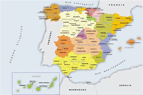 Mapa Turistico De España Mapa
