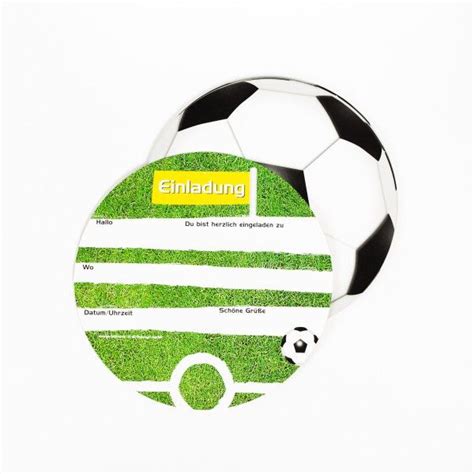 Das seit 2013 geltende rundfunkgebührensystem schafft zumindest mehr transparenz. Einladungskarten Fussball, 6 Stück | Fussball | Jungen ...