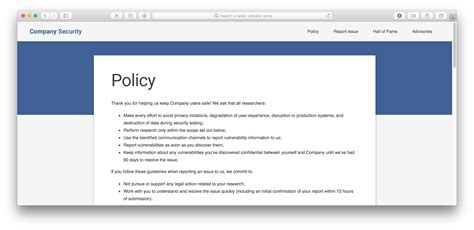 At the same time, sharing privacy information with your users is just the right thing to in the following article, you'll learn what elements you should include in a privacy policy, what to add to those elements, and a few sample website. GitHub - EdOverflow/security-template: A static website ...
