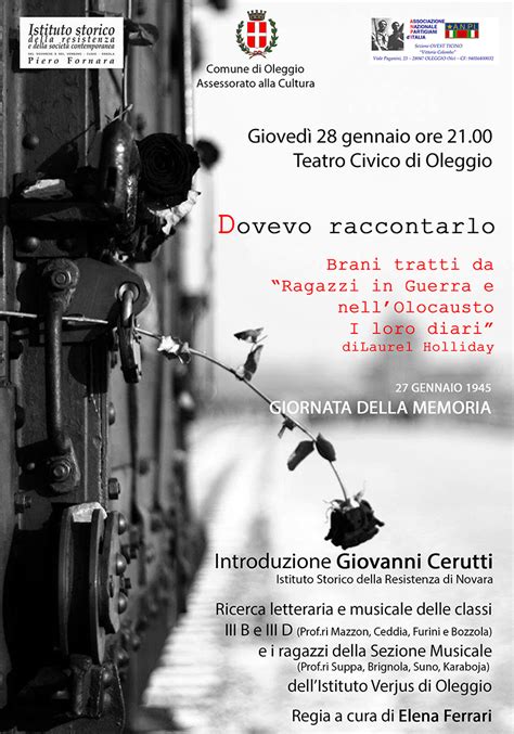 Il giorno della memoria è l'omaggio annuale dei sudditi al padrone. GIORNATA DELLA MEMORIA 2016-Programma iniziative | ISRN ...