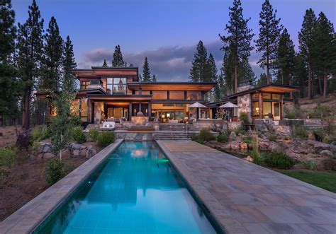 Modern Home Celebrates Indoor Outdoor Living In Sierra Nevada Mountains