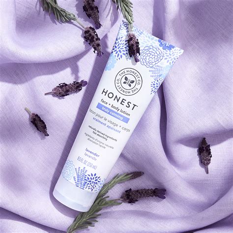 Face Body Lotion Truly Calming Lavender Honest Co Honest