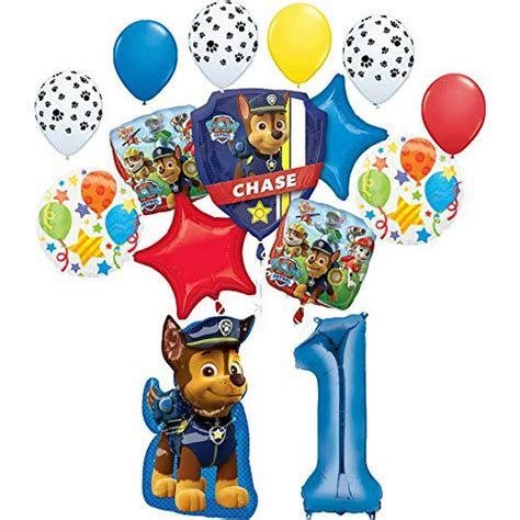 Paw Patrol Party Supplies Chase Marshal And Friends 1st Birthday