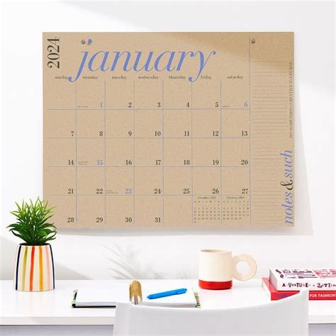 2024 Great Big 12 Month Wall Calendar Paper Source Wall Calendar