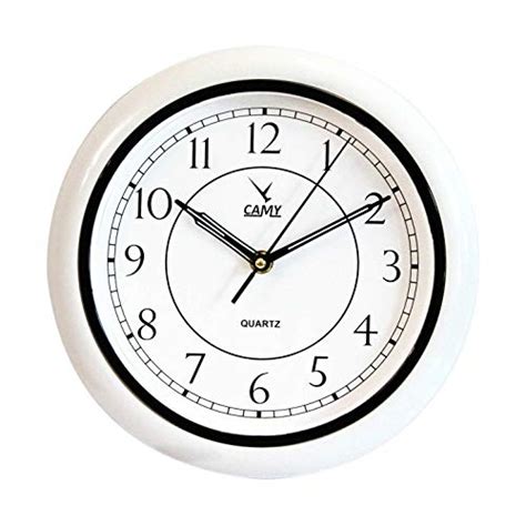 Camy Wall Clock 10 Inch Super Silent Non Ticking Quartz