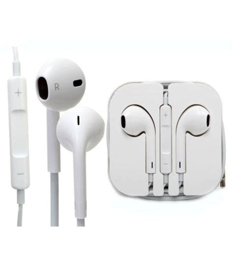 Apple Iphone 5 Ear Buds Wired Earphones With Mic Buy Apple Iphone 5