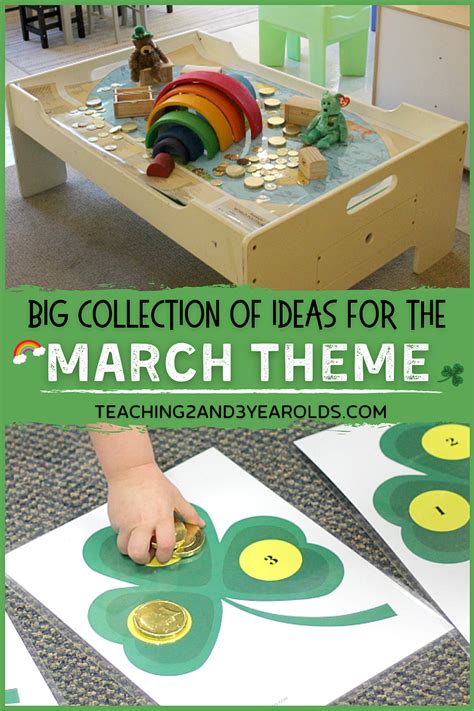 Ideas For Toddler And Preschool March Themes March Themes Playdough