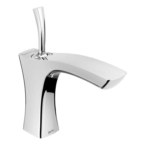 Limited time sale easy return. Delta 552LF-MPU Chrome Tesla Single Hole Bathroom Faucet ...