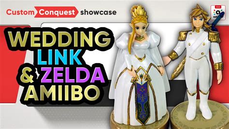 Link And Zelda Get Married Custom Conquest Amiibo Youtube