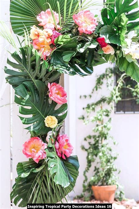 Inspiring Tropical Party Decorations Ideas Magzhouse