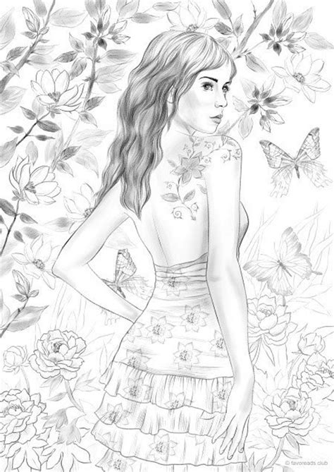 Download Tattoo Printable Adult Coloring Page from Favoreads | Etsy