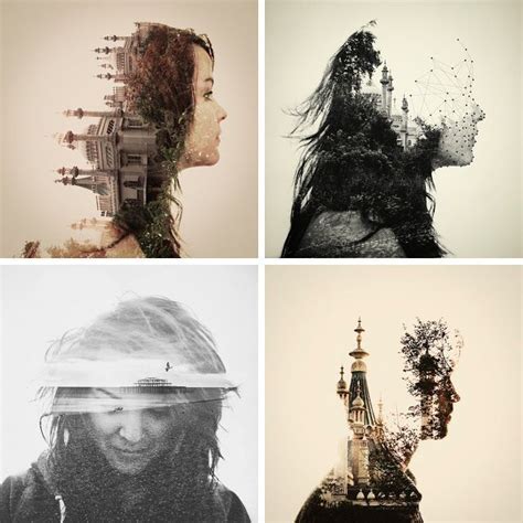 Everywhere Art Photography Trend Double Exposure Portraits Multiple