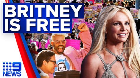 Free Britney Movement Celebrates End Of Britney Spears Conservatorship News Australia Youtube
