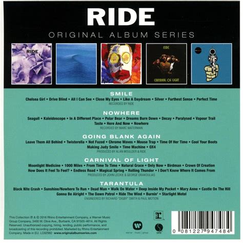 Ride Original Album Series Original Album Series Cd Album Muziek
