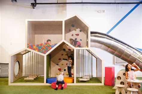 Add yellow to make it into sand, then kids can build their own sandcastles! Indoor Playground and Kids Birthday Parties Miami | Pod 22