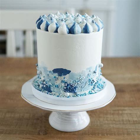 Julianas Pastries And Cakes On Instagram Baby Blue Cake Simple