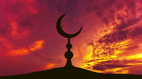 The Islam Symbol On Background Of Sun Time Stock Footage SBV 310714922