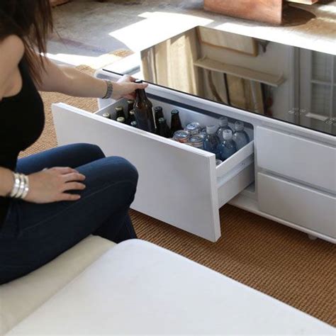 Whether you're a fan of coffee table books pertaining to travel, decor, or something else entirely, i guarantee you'll be able to build up an impressive collection if you get a little thrifty. Sobro Smart Coffee Table with Refrigerated Drawer - White ...
