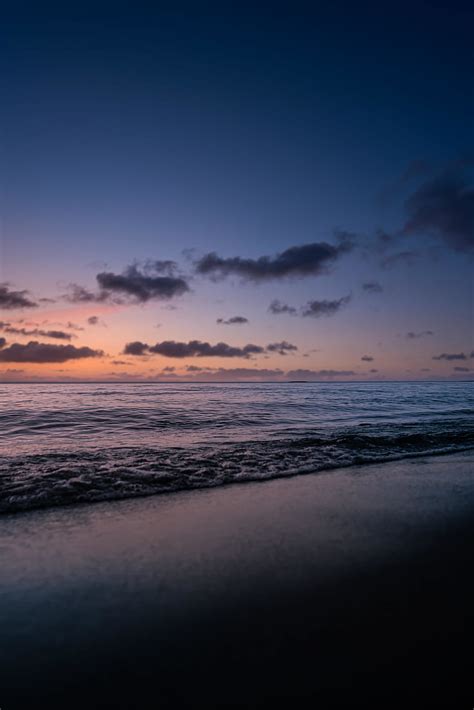 Beach Evening Calm And Relaxing Sea Hd Phone Wallpaper Pxfuel