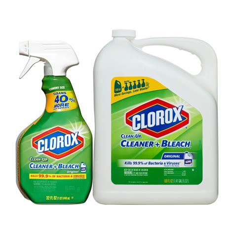 Clorox Clean Up All Purpose Cleaner With Bleach Original Oz Spray And Oz Refill
