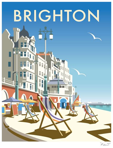 Brighton Dt19 Beach And Coastal Print By Dave Thompson