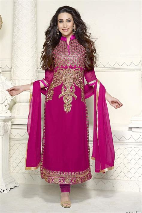 Deep Pink Karishma Kapoor Salwar Suit At Best Price In Surat