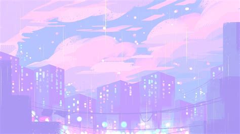 11 Aesthetic Cute Purple Wallpapers Anime Background ~ Wallpaper Aesthetic