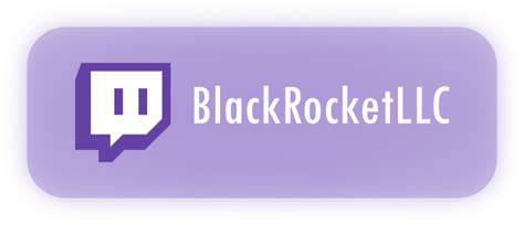 Twitch Button Black Rocket