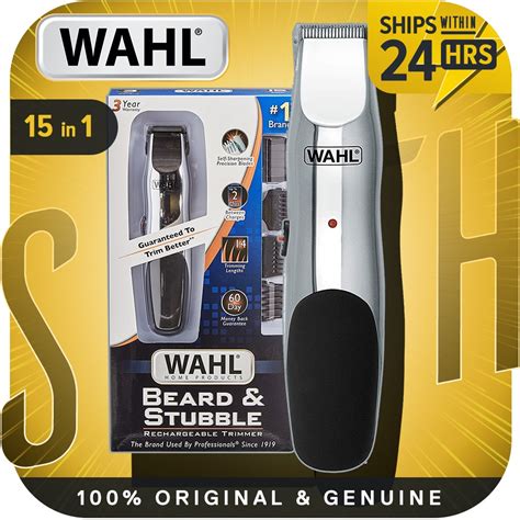 Lithium ion+™ stainless steel grooming kit. Wahl 9916-4301 - Beard and Mustache Trimmer, Cordless ...