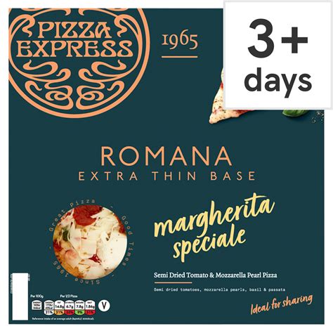 Calories In Pizza Express Romana Margherita Pizza Chumster