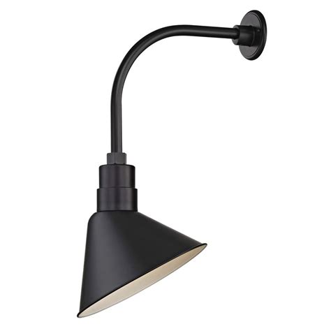 Maybe you would like to learn more about one of these? Barn Light Outdoor Wall Light Black with Gooseneck Arm 12 ...