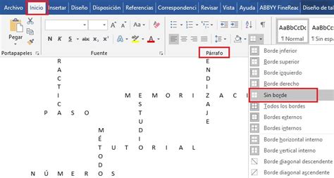 ¿cómo Crear Rápida Y Fácilmente Un Crucigrama En Microsoft Word Una