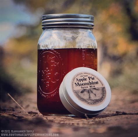 Apple pie moonshine spice mix. There's nothing like a nice glass of apple pie moonshine ...